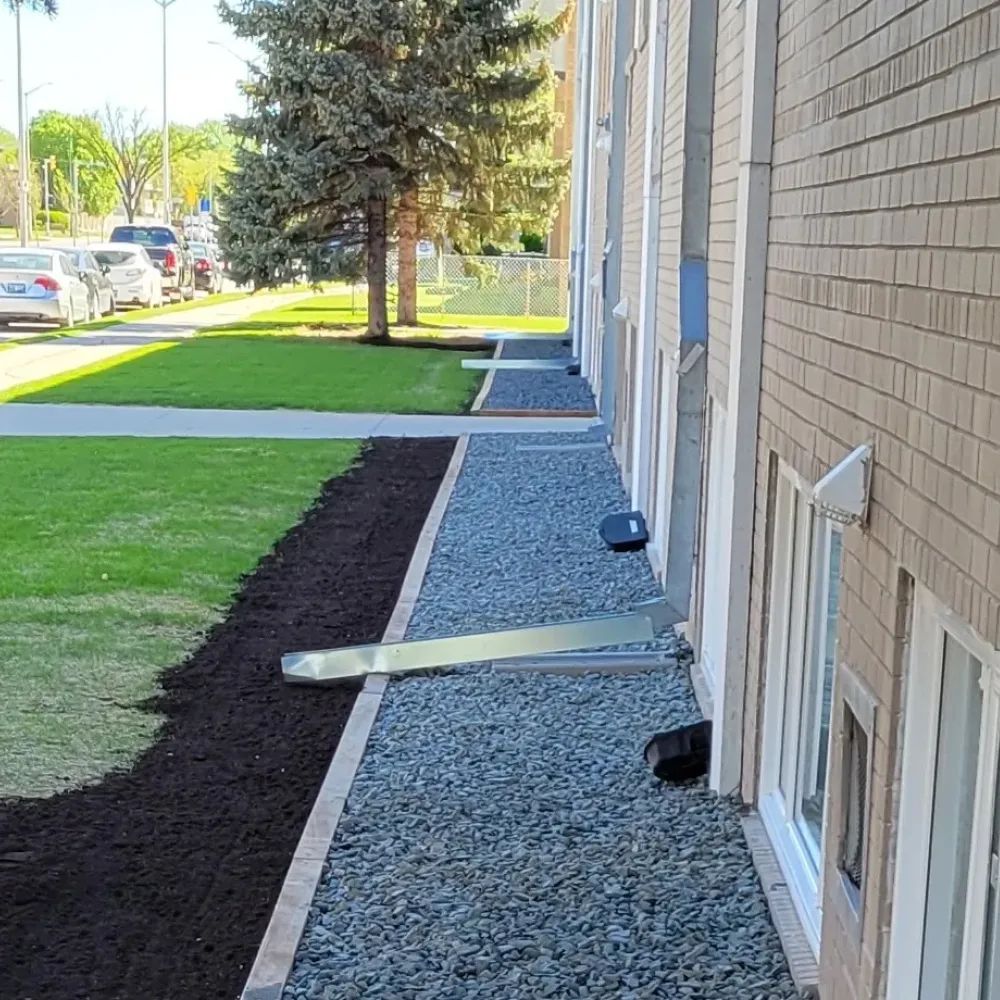 Wall Push Prior to Brace Installation